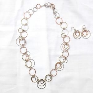 Circle hoop necklace